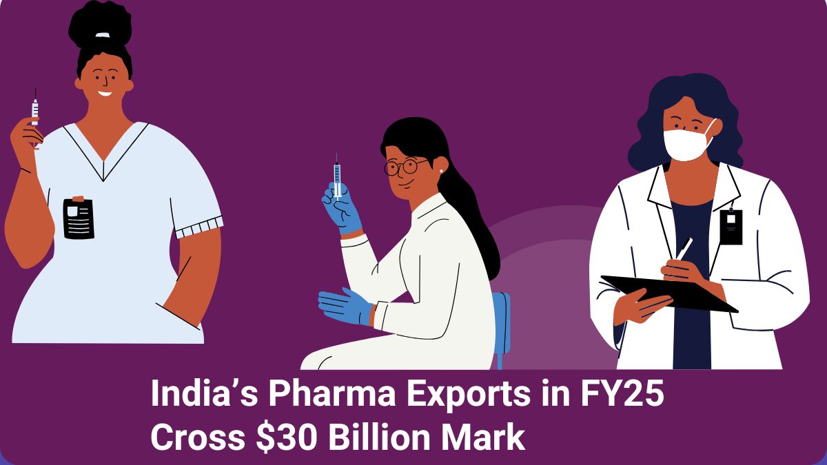 India’s Pharma Exports in FY25 Cross $30 Billion Mark