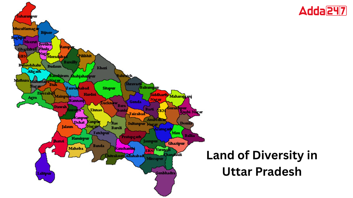 Which District of Uttar Pradesh is Known as the Land of Diversity?