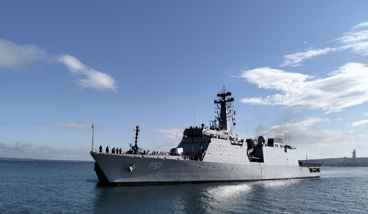 INS Sunayna Arrives at Mozambique's Nacala Port: Strengthening India-Africa Maritime Cooperation