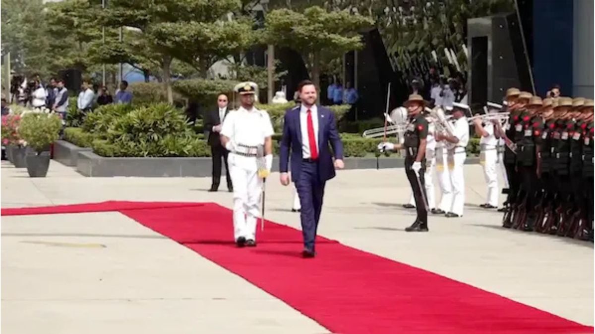 US Vice President JD Vance Receives Guard of Honour During First Official Visit to India