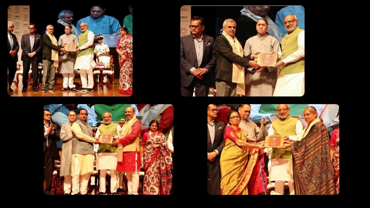 Maharashtra Governor Presents Yashraj Bharti Samman Awards 2025