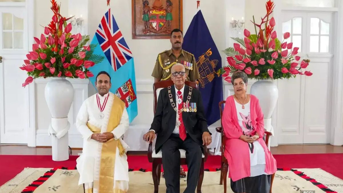 Madhusudan Sai Honored with Fiji’s Highest Recognition for Humanitarian Efforts