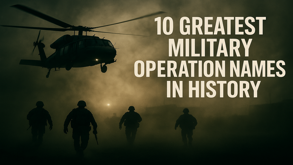 10 Greatest Military Operation Names in History