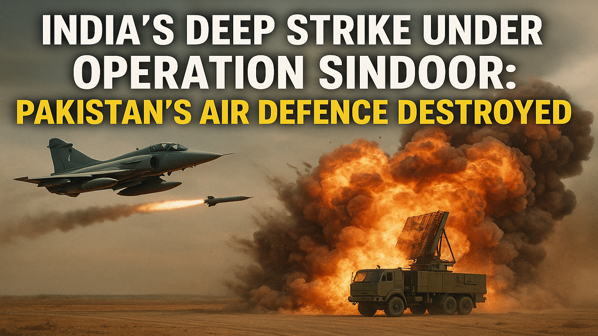 India’s Deep Strike under Operation Sindoor: Pakistan’s Air Defence Destroyed