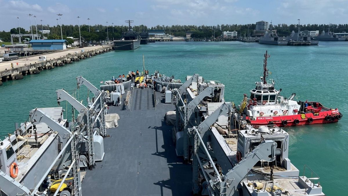 INS Kiltan Showcases Indian Naval Prowess at IMDEX Asia 2025