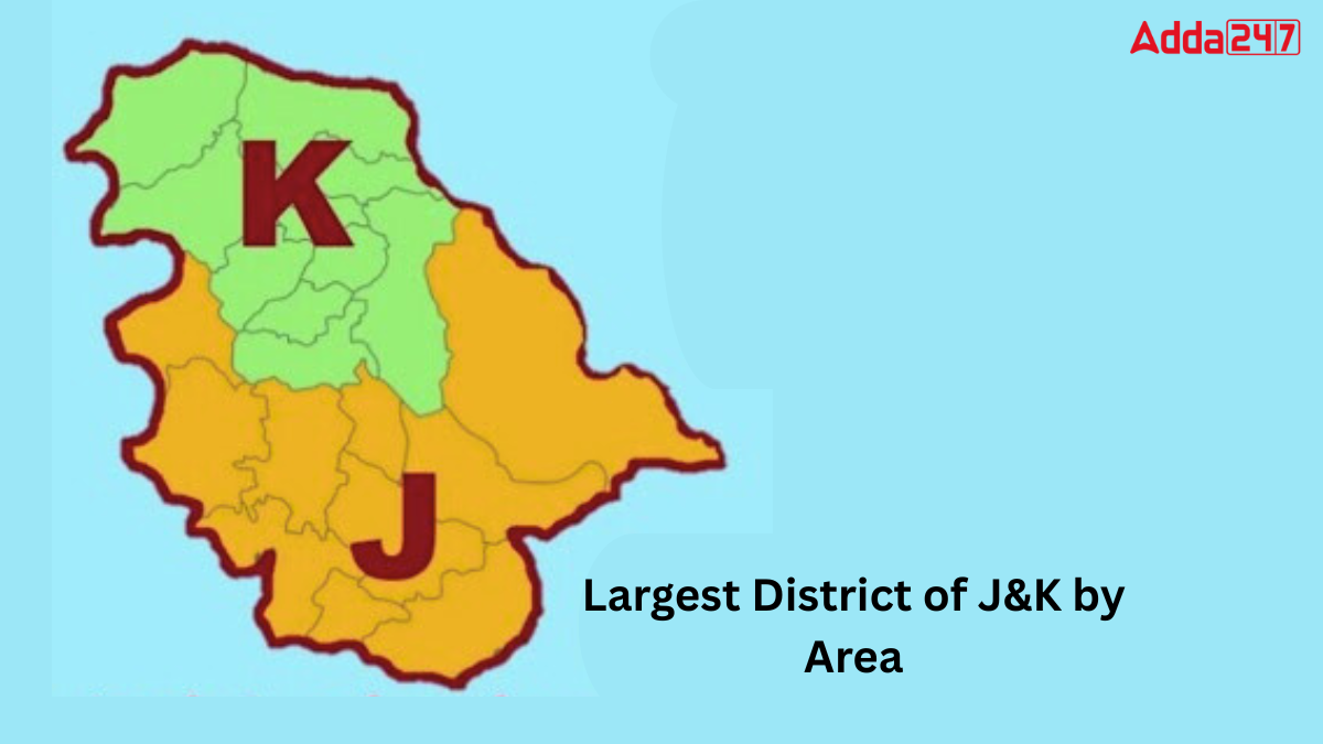 Which is the Largest District of Jammu and Kashmir by Area?