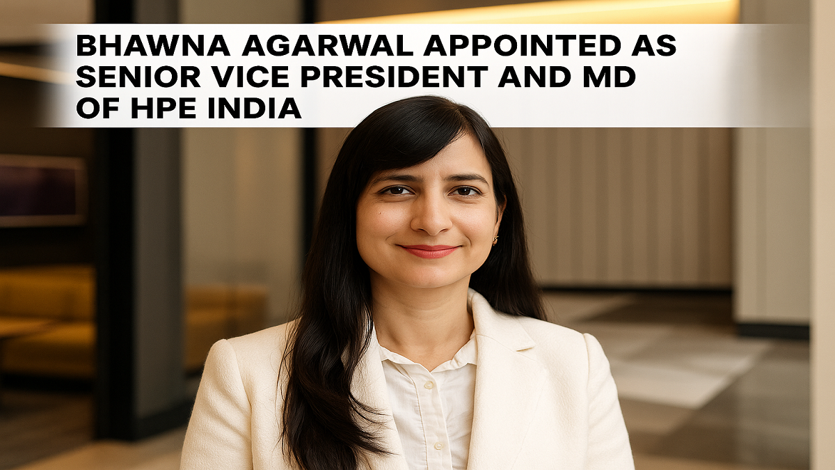 Bhawna Agarwal Appointed as Senior Vice President and MD of HPE India
