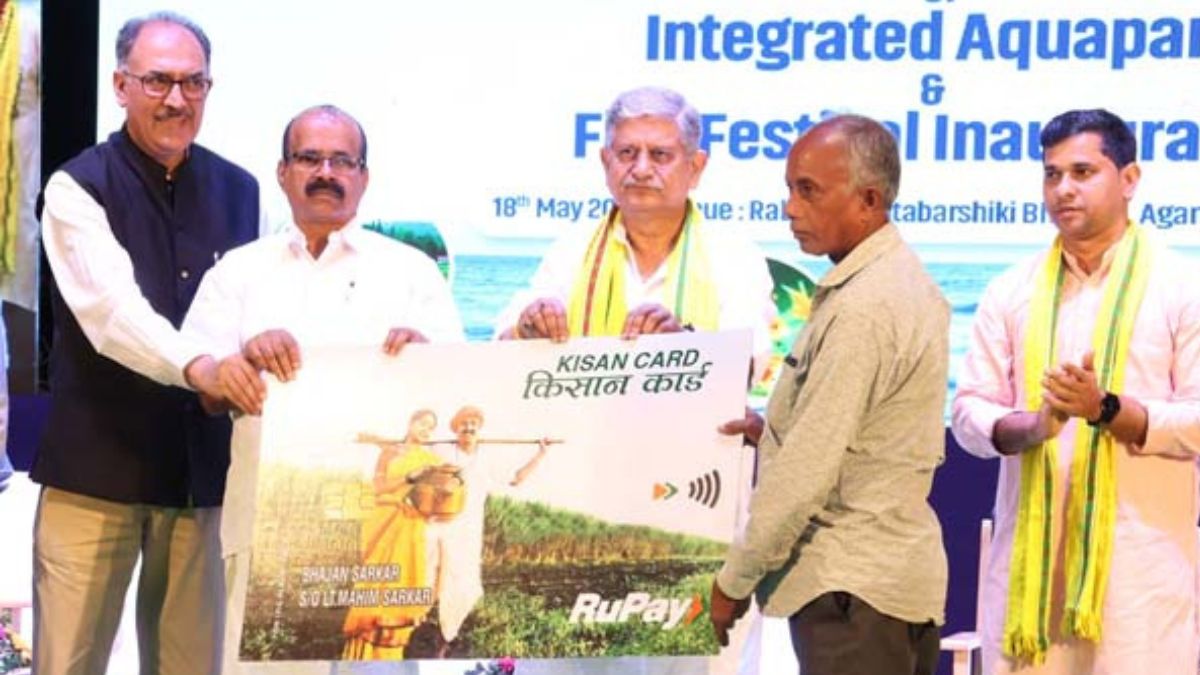 Union Minister Lays Foundation Stone for ₹42.4 Crore Integrated Aquapark in Tripura Under PMMSY