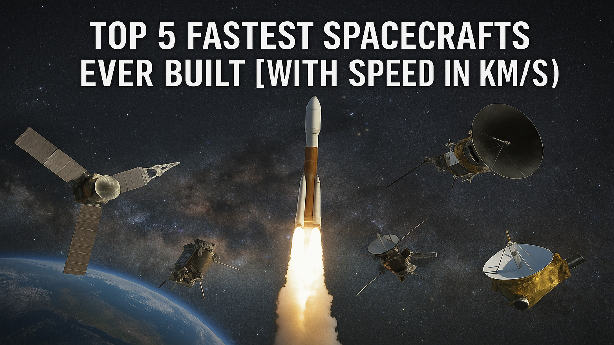 Top 5 Fastest Spacecrafts Ever Built [With Speed in km/s]