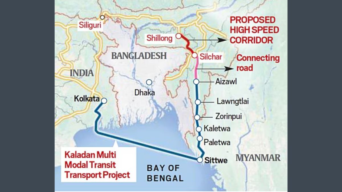 “India Charts New Sea Route for North-East via Myanmar, Skipping Bangladesh”