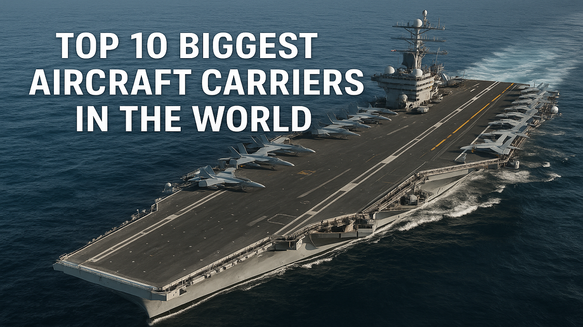 Top 10 World’s Biggest Aircraft Carriers