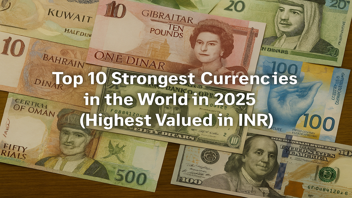 Top 10 Strongest Currencies in the World in 2025 (Highest Valued in INR)