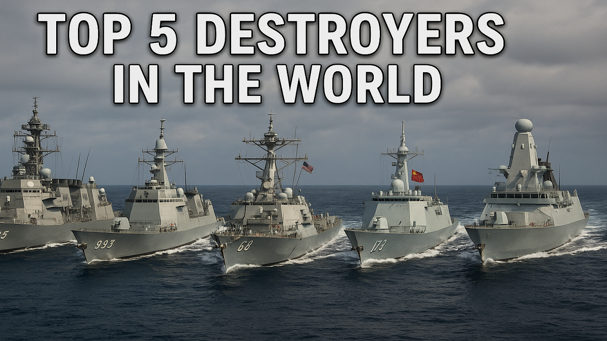 Top 5 Destroyers in the World: Zumwalt vs Type 055 vs KDX-III vs Daring-Class vs Kolkata-Class