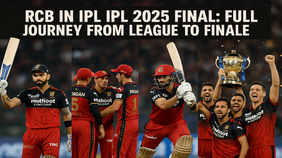 RCB in IPL 2025 Final: Full Journey from League to Finale