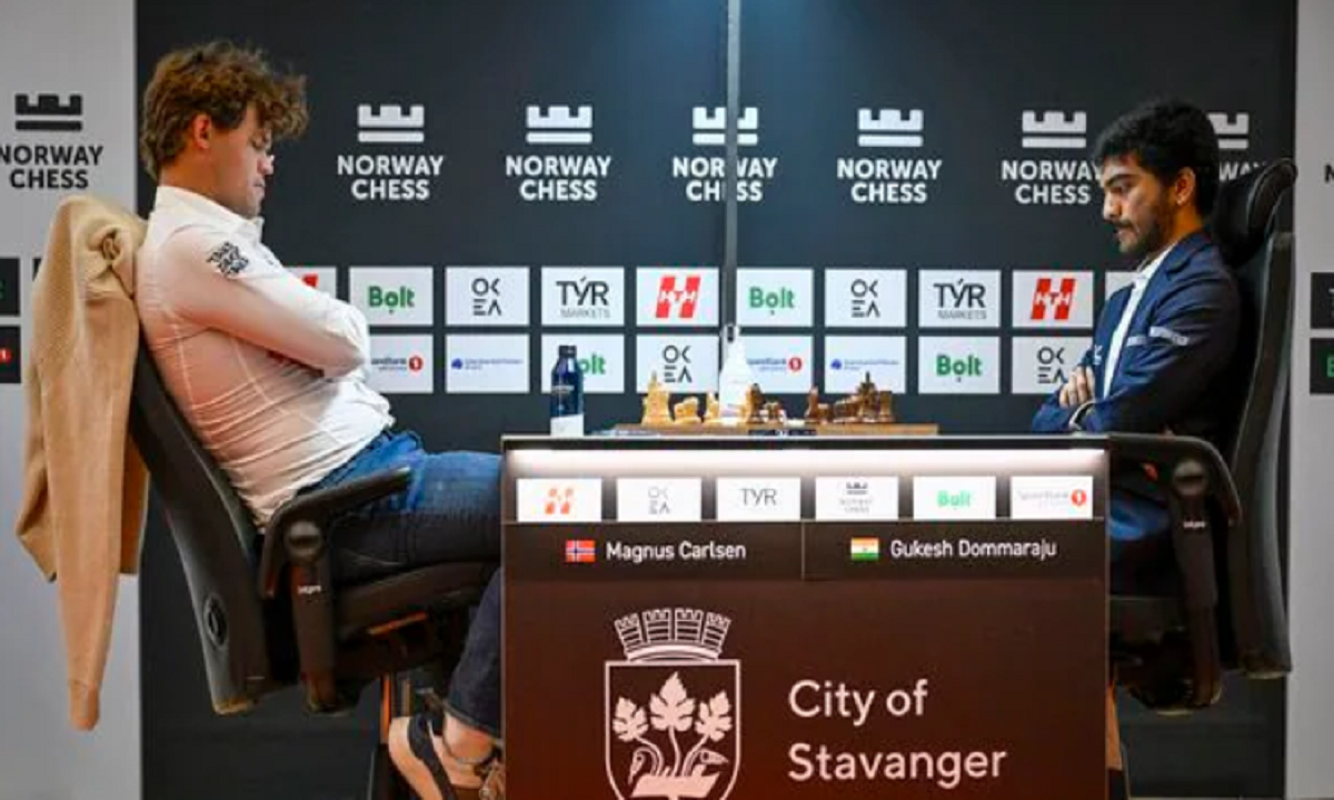 D Gukesh Defeats Magnus Carlsen in Norway Chess 2025
