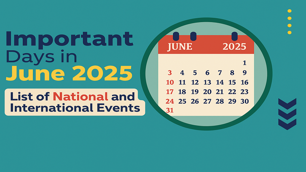 List of Important Days in June 2025, National and International Days