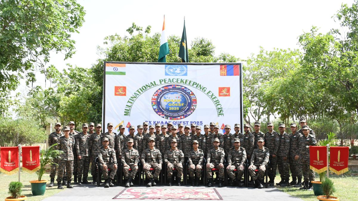 Indian Army Participates in Exercise Khaan Quest 2025 in Mongolia