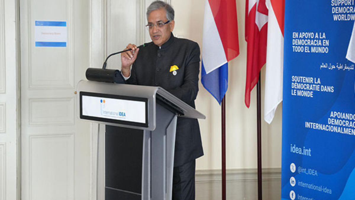 CEC Gyanesh Kumar Showcases India’s Electoral Transparency at Stockholm Conference