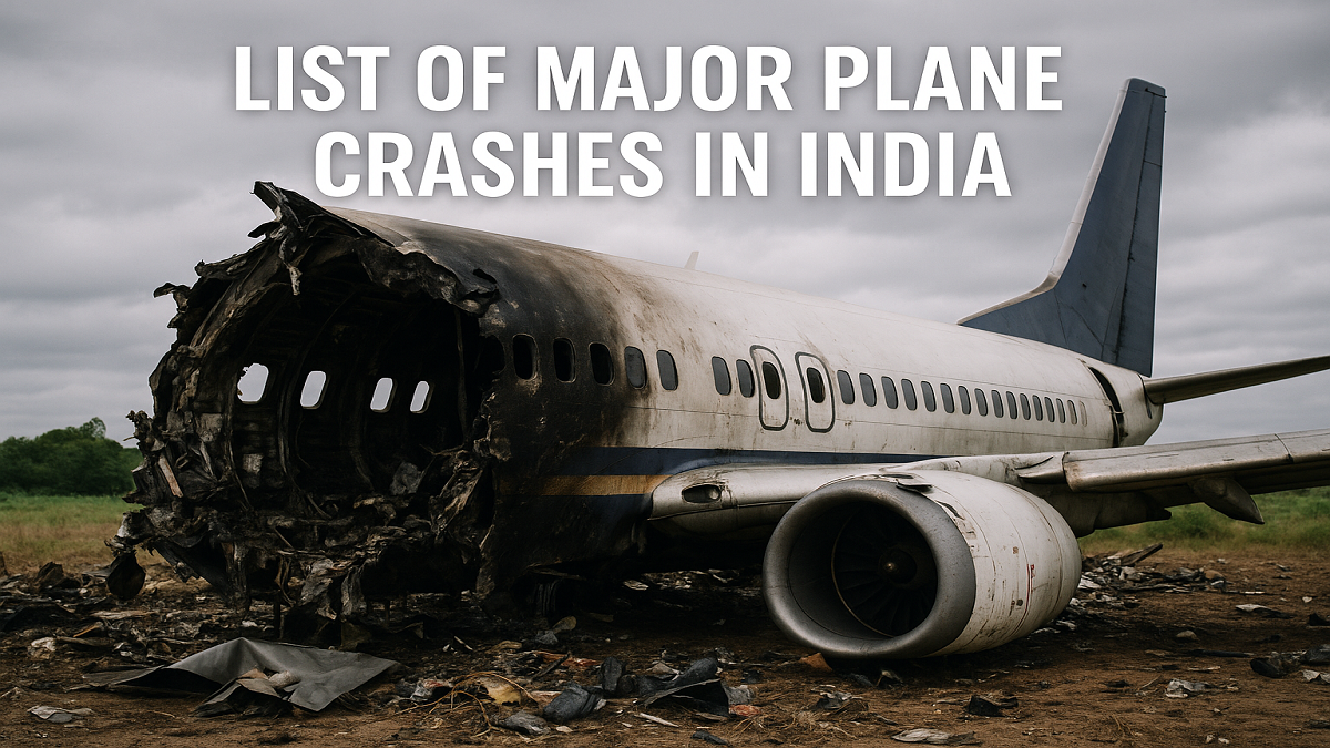 List of Major Plane Crashes in India