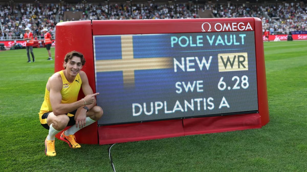 Armand Duplantis Sets 12th World Record with 6.28m Vault