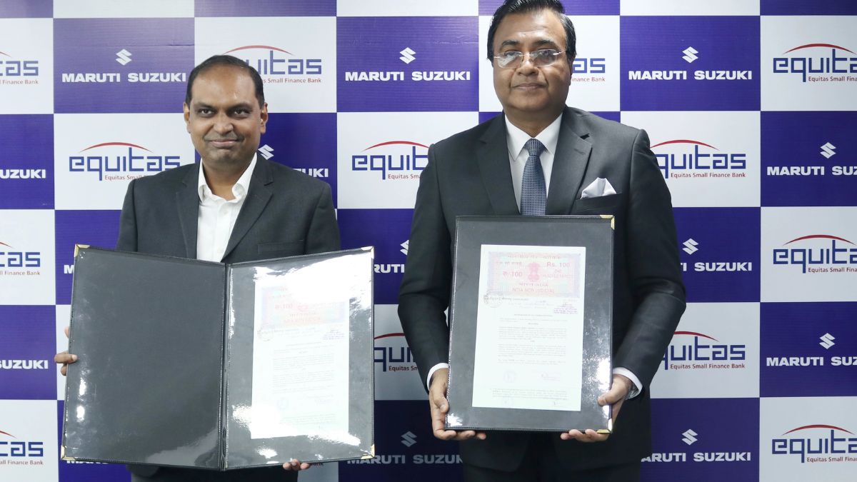 Maruti Suzuki Partners with Equitas Bank to Boost Retail Car Financing