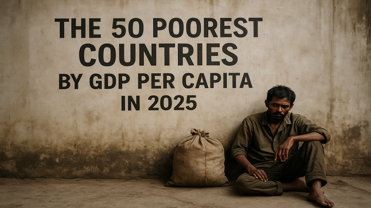 The 50 Poorest Countries by GDP Per Capita in 2025