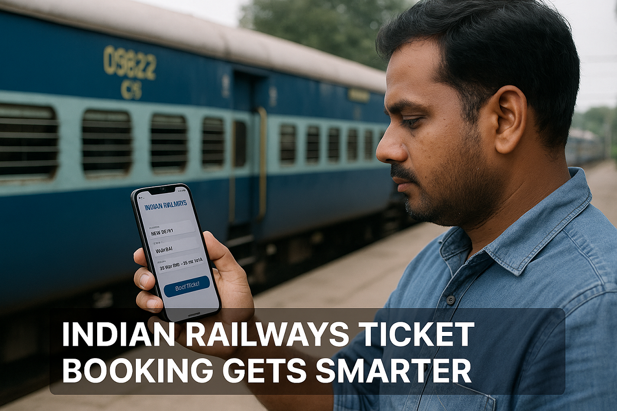 Indian Railways Ticket Booking Gets Smarter: New Charting System, Tatkal Ticketing & Modern PRS by 2025