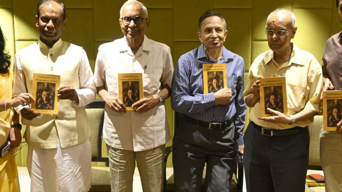 V.S. Ravi Launches Book on Shakespeare in Hyderabad