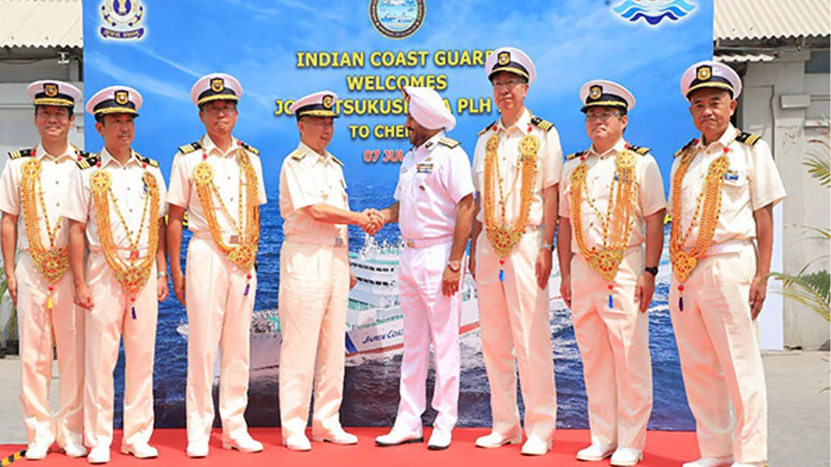 Japan and India Coast Guards Begin Sea Exercise in Chennai
