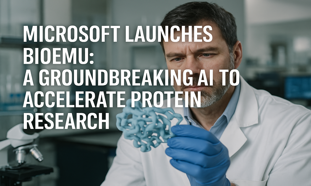 Microsoft Launches BioEmu: A Groundbreaking AI to Accelerate Protein Research