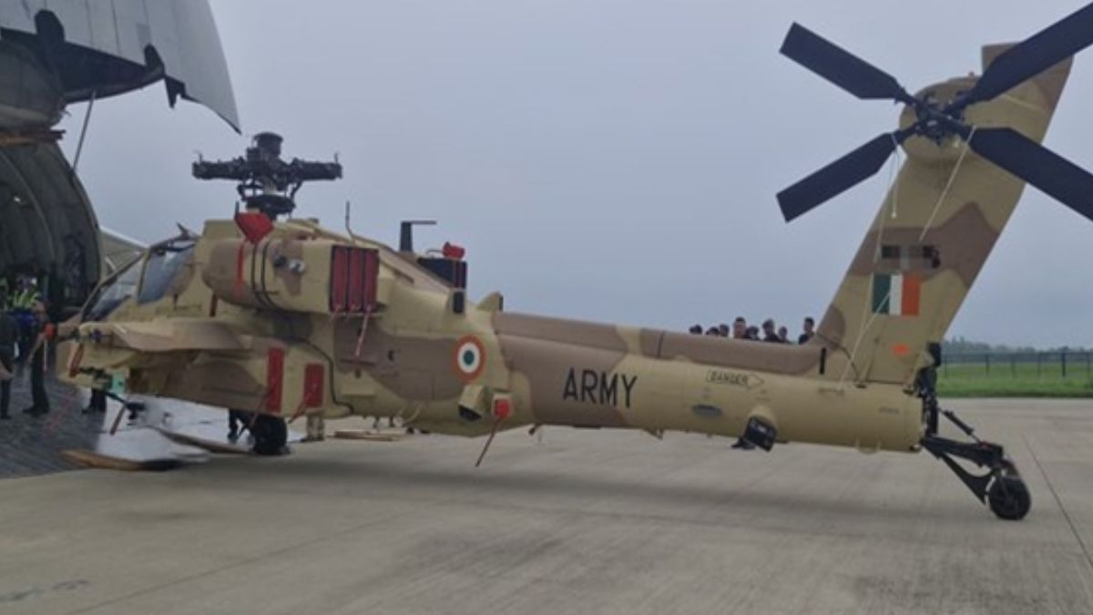 Indian Army Inducts First Batch of Apache Helicopters from the United States