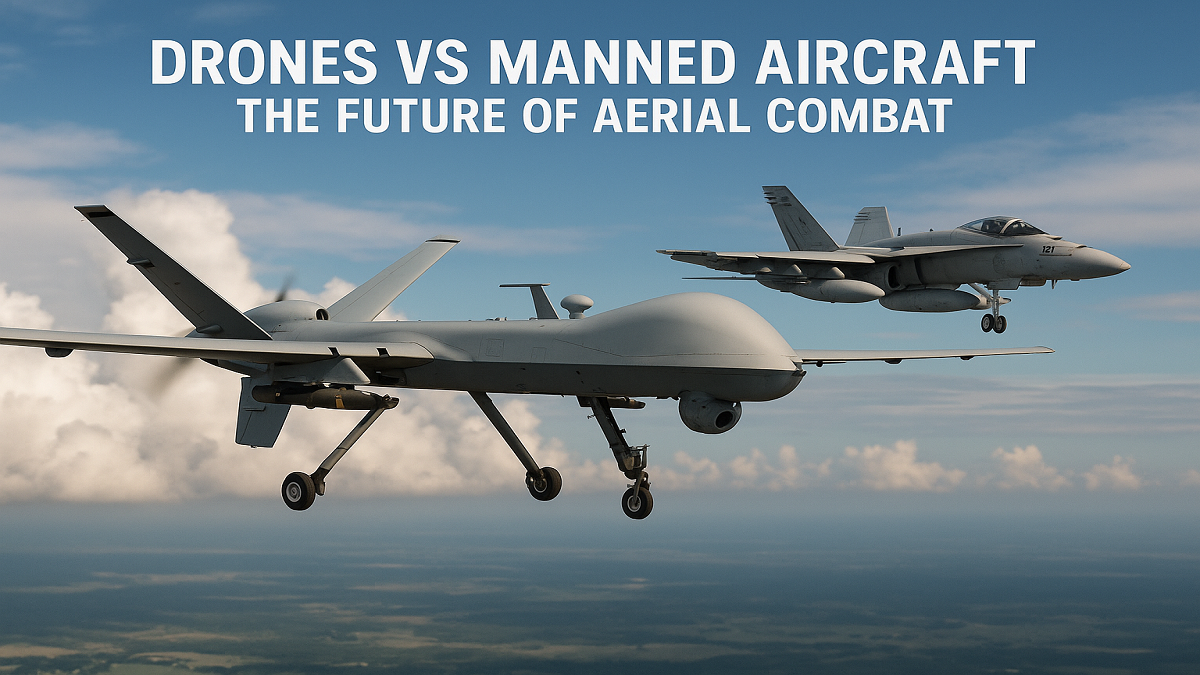 Drones vs Manned Aircraft: The Future of Aerial Combat