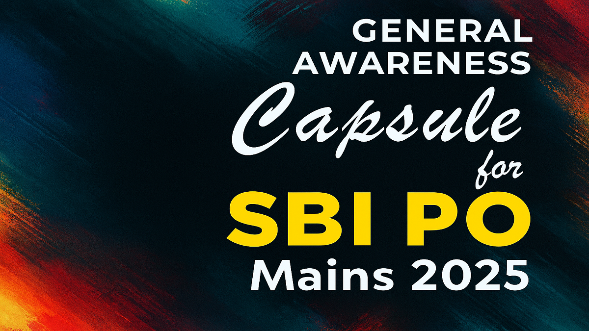 Download GA Capsule PDF for SBI PO Mains Exam 2025