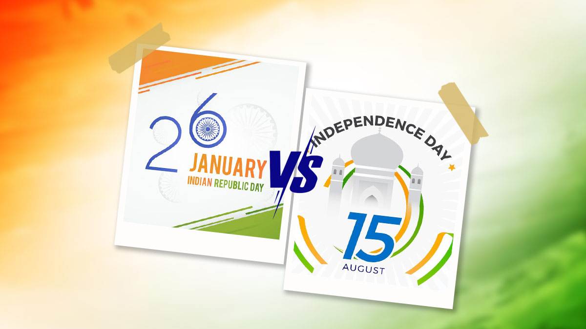 What is the Difference Between Independence Day and Republic Day?