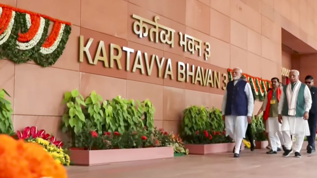 PM Modi Inaugurates Kartavya Bhavan First Step Towards Central Vista’s Common Central Secretariat