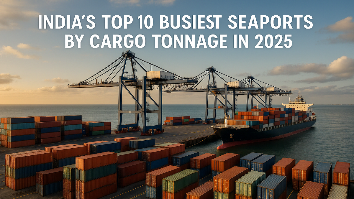 India’s Top 10 Busiest Seaports by Cargo Tonnage in 2025