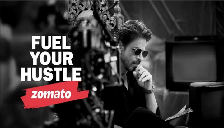 Zomato Partners with Shah Rukh Khan as New Brand Ambassador