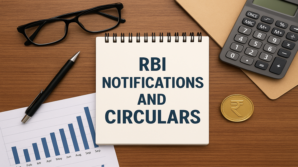 RBI Notifications and Circulars March 2025