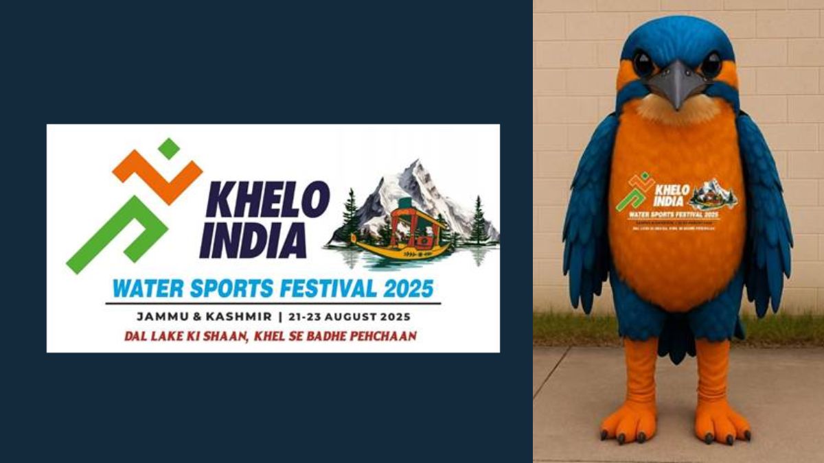Himalayan Kingfisher Unveiled as Mascot for Khelo India Water Sports Festival 2025 in Srinagar