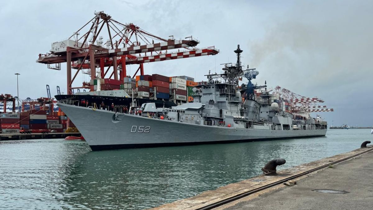 Indian Naval Ships Arrived in Sri Lanka for SLINEX‑25