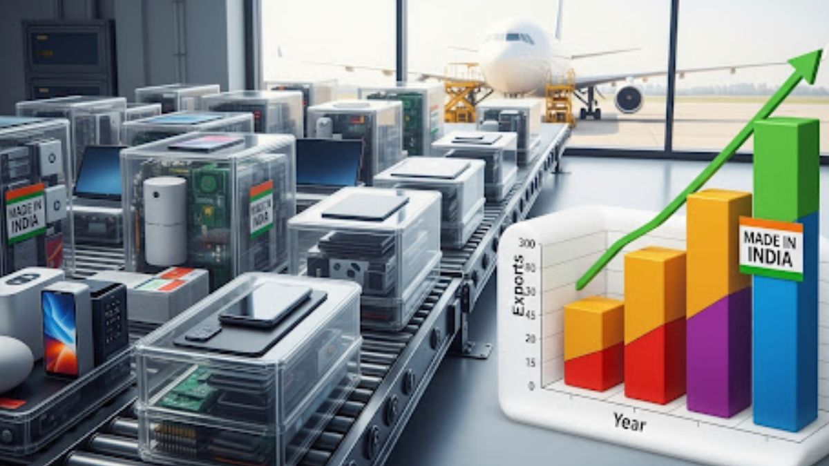 India’s Electronics Exports Surge 47% in Q1 2025-26, Says Commerce Minister