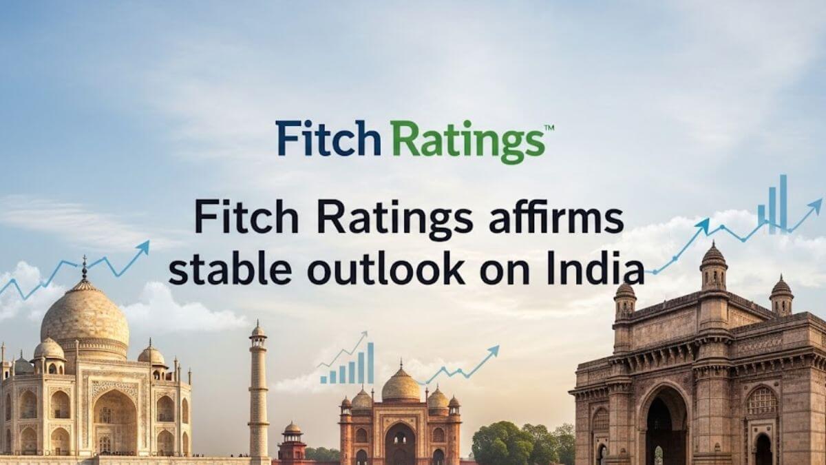 Fitch Retains India’s ‘BBB-’ Rating with Stable Outlook