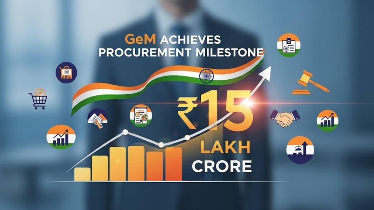 GeM Achieves ₹15 Lakh Crore Procurement Milestone (1)
