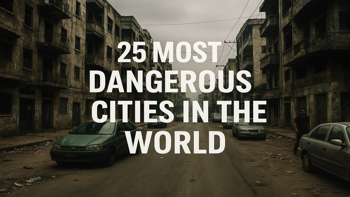 25 Most Dangerous Cities in the World (2025)
