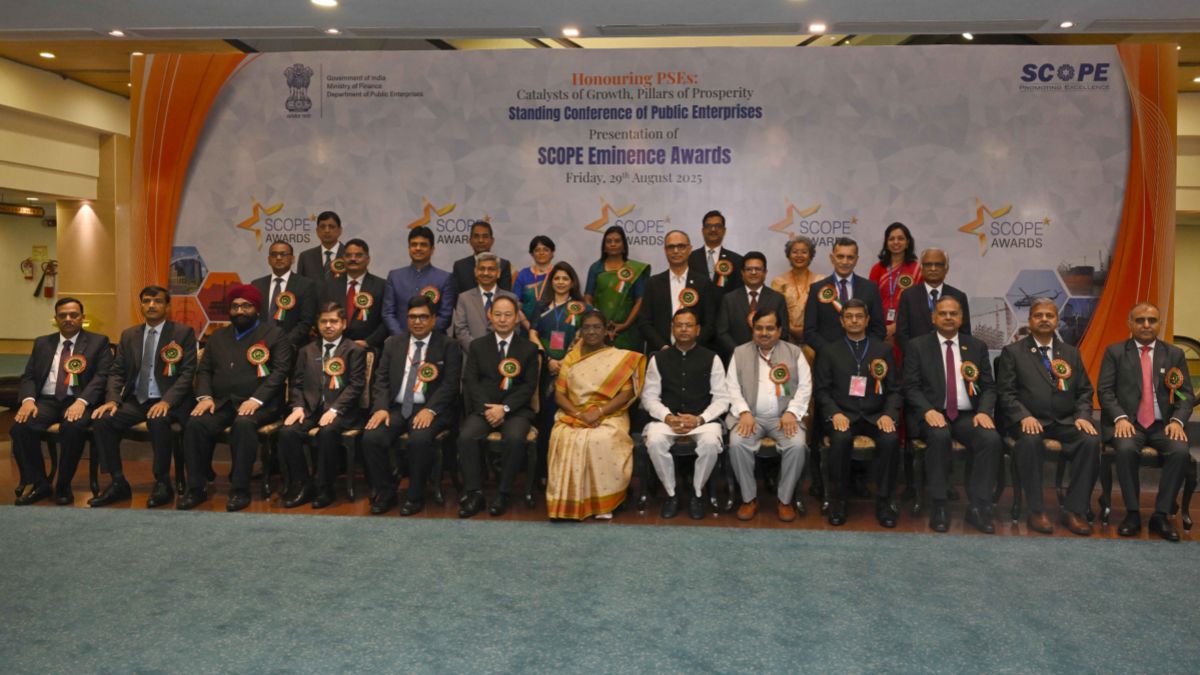 President Presents SCOPE Eminence Awards 2025