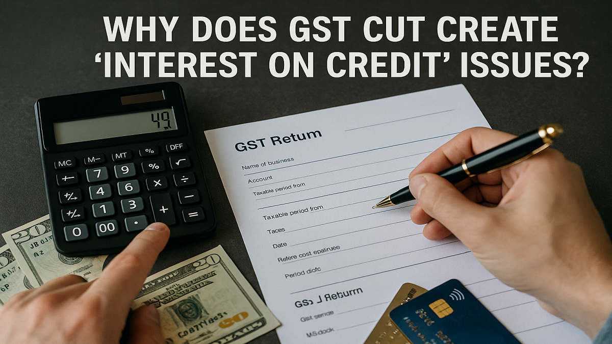 Why Does GST Cut Create “Interest on Credit” Issues?