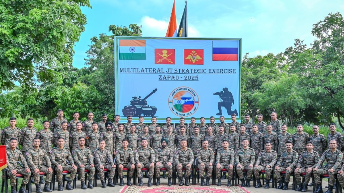 Indian Armed Forces Join Exercise ZAPAD 2025 in Russia