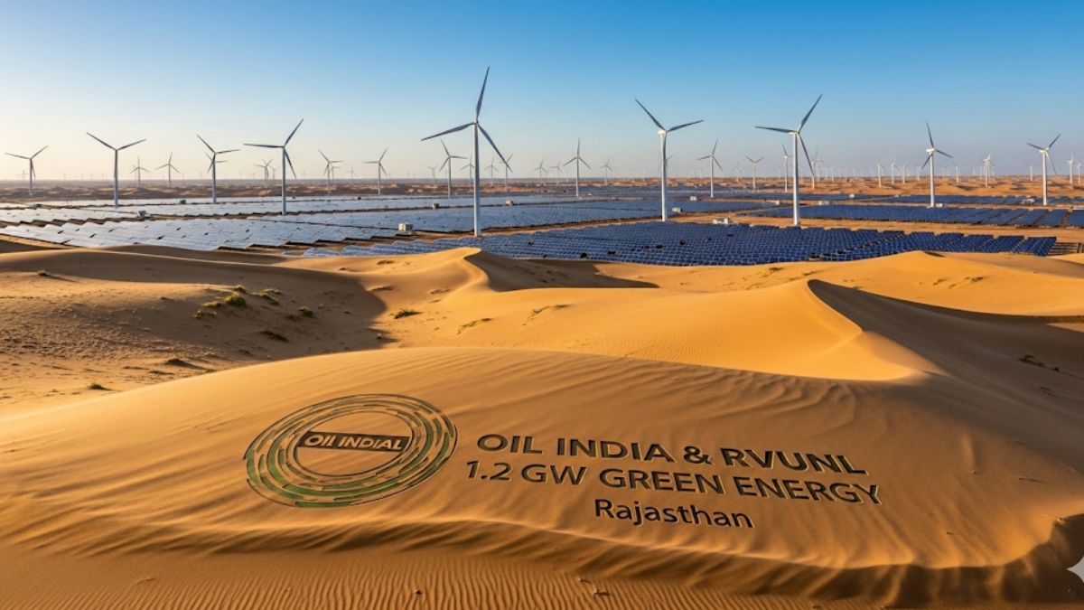 Oil India, RVUNL to Jointly Develop 1.2 GW Green Energy Projects in Rajasthan