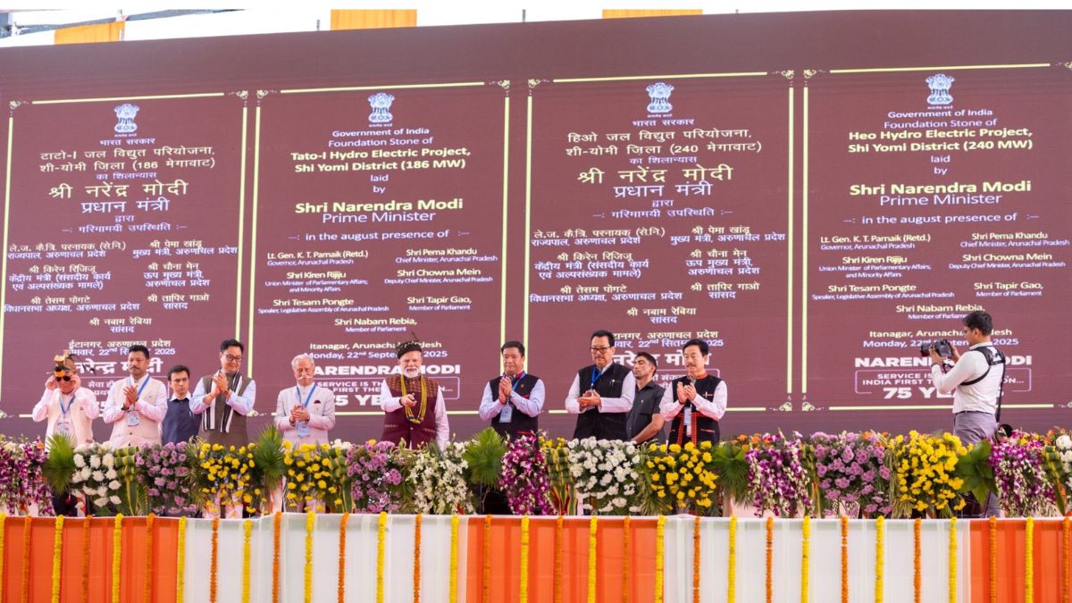 PM Modi Launches ₹5,100 Crore Infrastructure Projects in Arunachal Pradesh