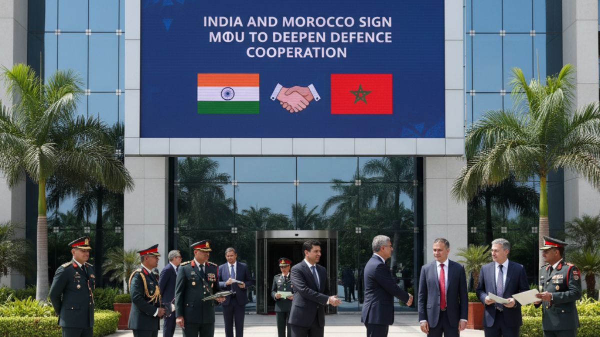 India and Morocco Signed Defence MoU For Defence Cooperation